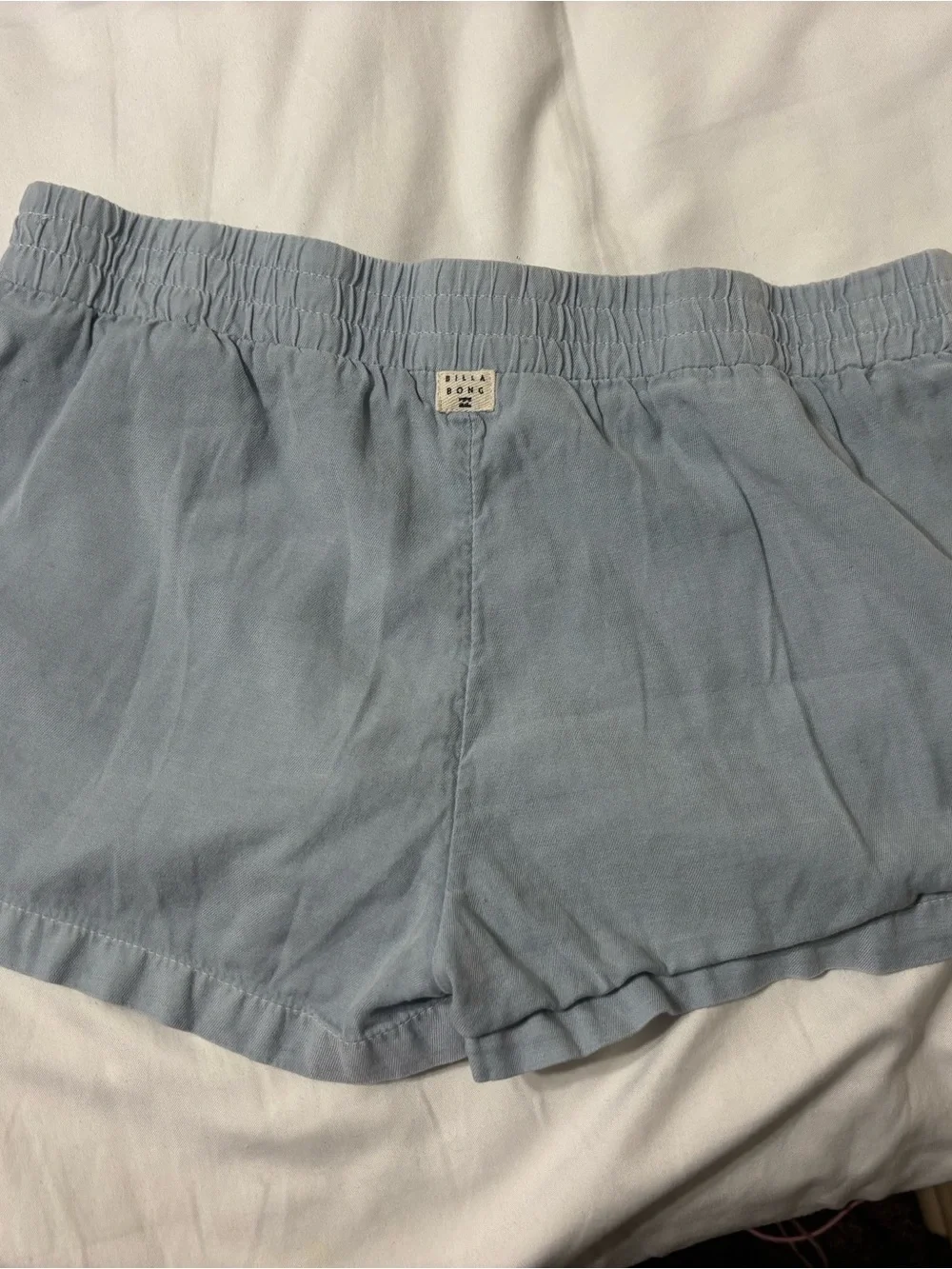 Billabong Light Blue Girls' Drawstring Shorts hit the road shorts